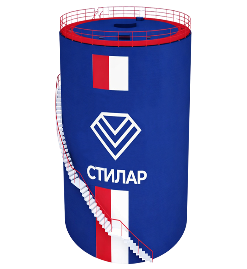 Цельносварной резервуар РВС для нефтепродуктов 5 м³ от завода-производителя